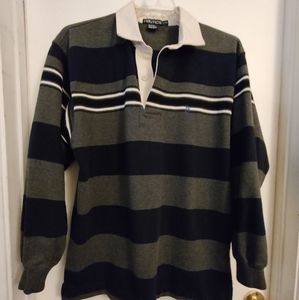 Nautica long sleeved Polo shirt. Size large.